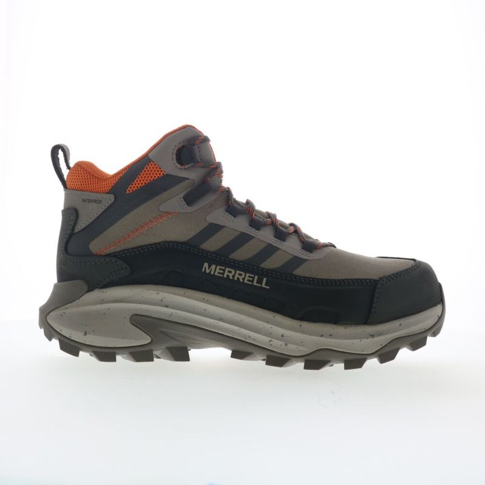 Merrell Mens Moab Speed 2 FX WP Composite Toe Mid Gray Boots (NWT)